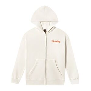 Pleasing Sweatshirt White The AstroMilk Man Zip Up Hoodie Size XXL Harry Styles